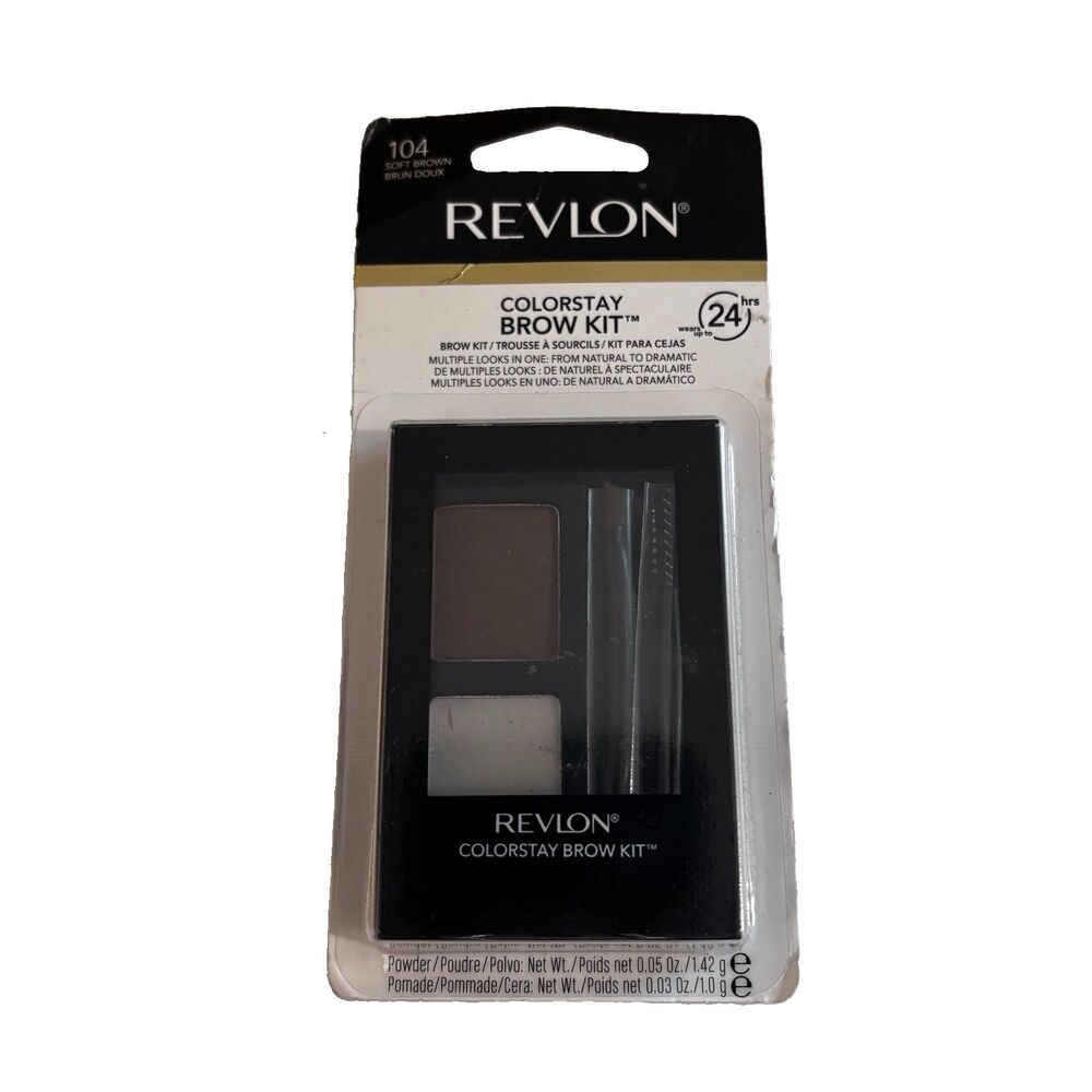 Revlon Colorstay Brow Kit 104 Soft Brown New